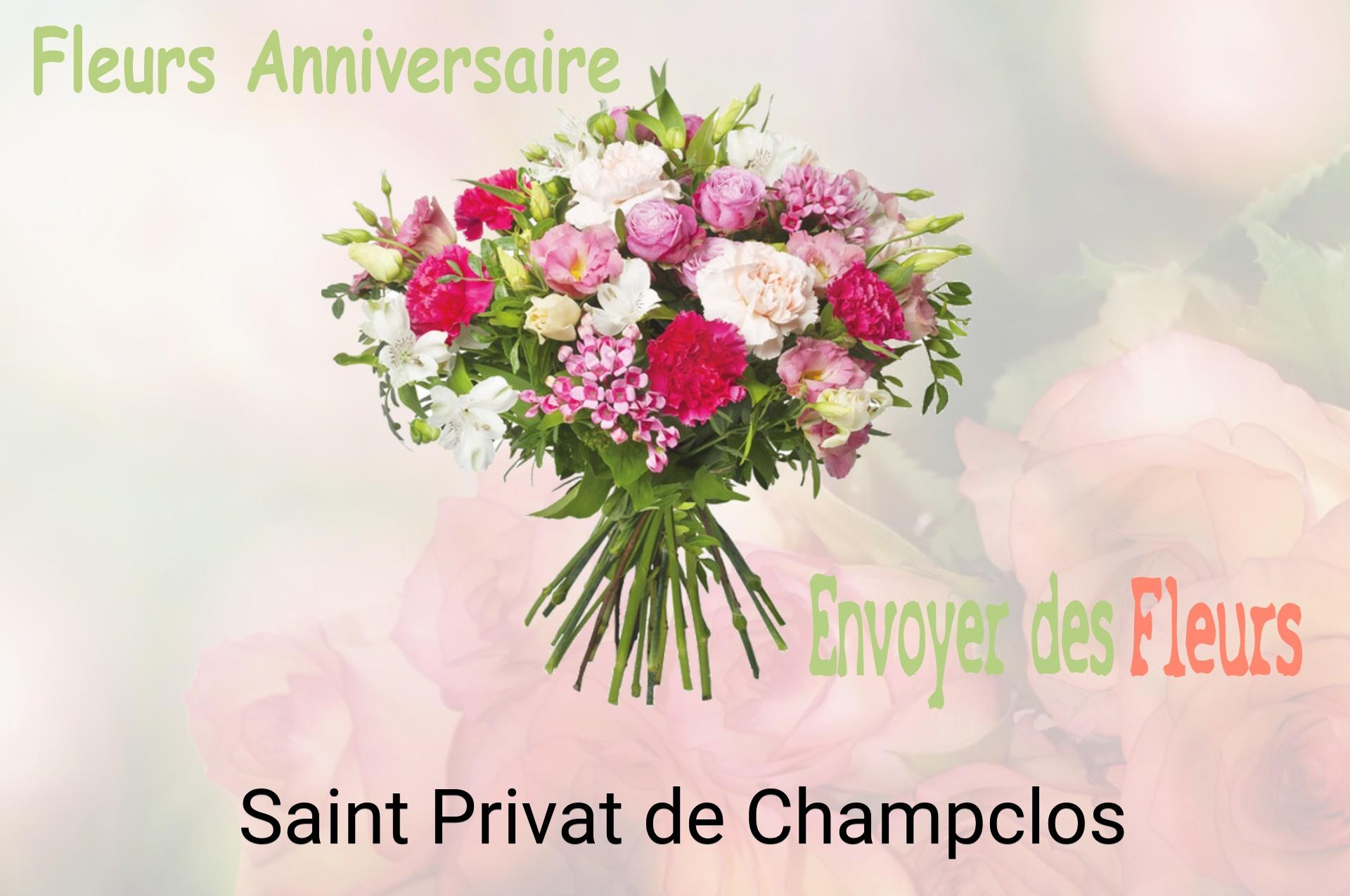 Bouquet de fleurs d’anniversaire livré à Saint-Privat-de-Champclos